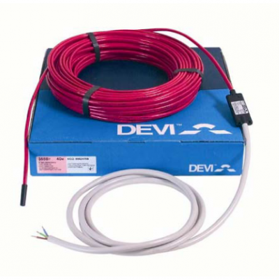 Изображение №1 - Теплый пол кабельный двухжильный DEVI Deviflex 18T (7,3м)